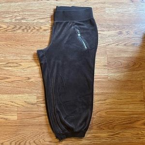 Velour Capri Joggers